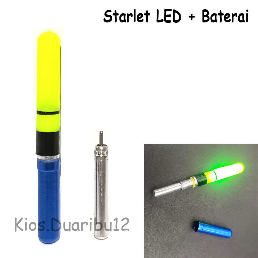 Starlet Pancing LED + Baterai / Skotlet Elektronik LED