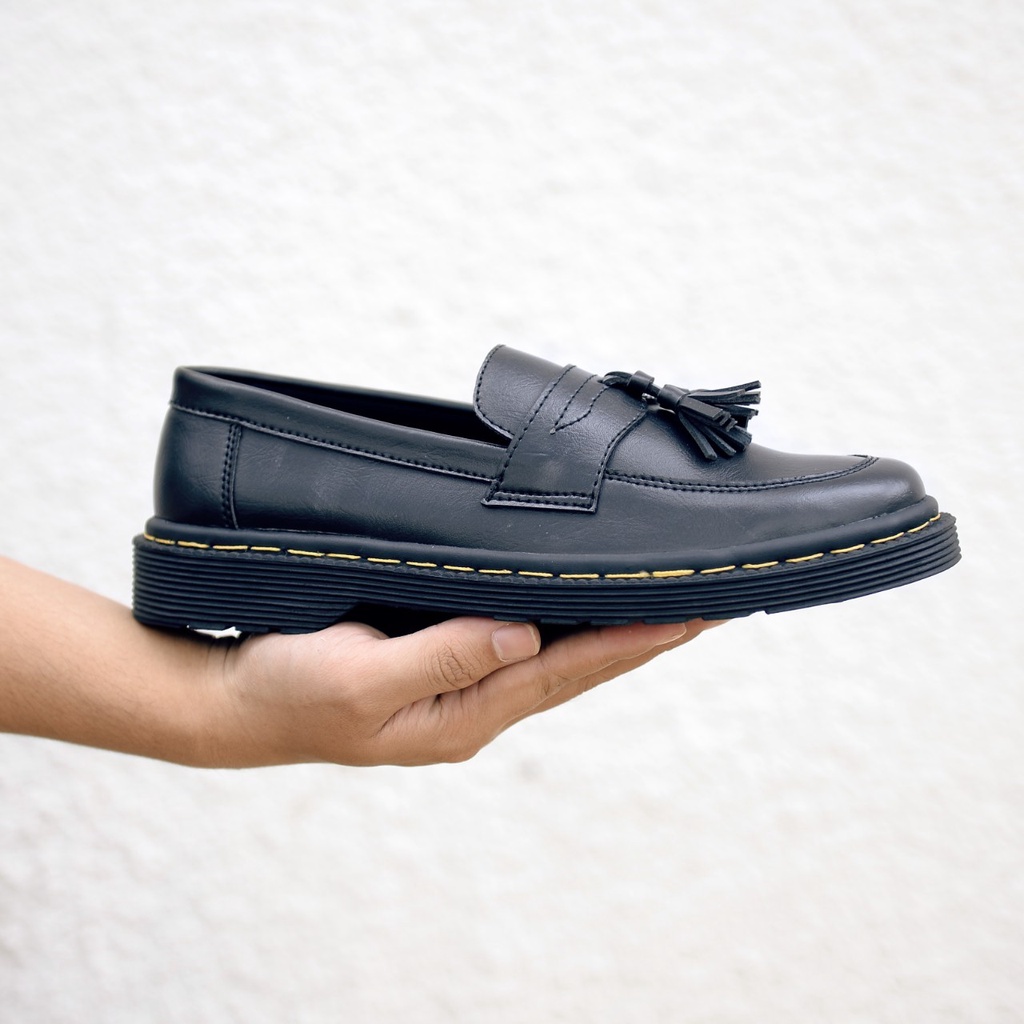 SEPATU FORMAL PRIA CASUAL PERKANTORAN ORIGINAL - SepatuFormal Pantofel pria Resmi Formal Hitam Coklat Black Brown Kulit Asli Kasual Kantor Dinas Kuliah Gereja Pesta Kondangan Kerja PNS Guru Terbaru Terlaris Murah