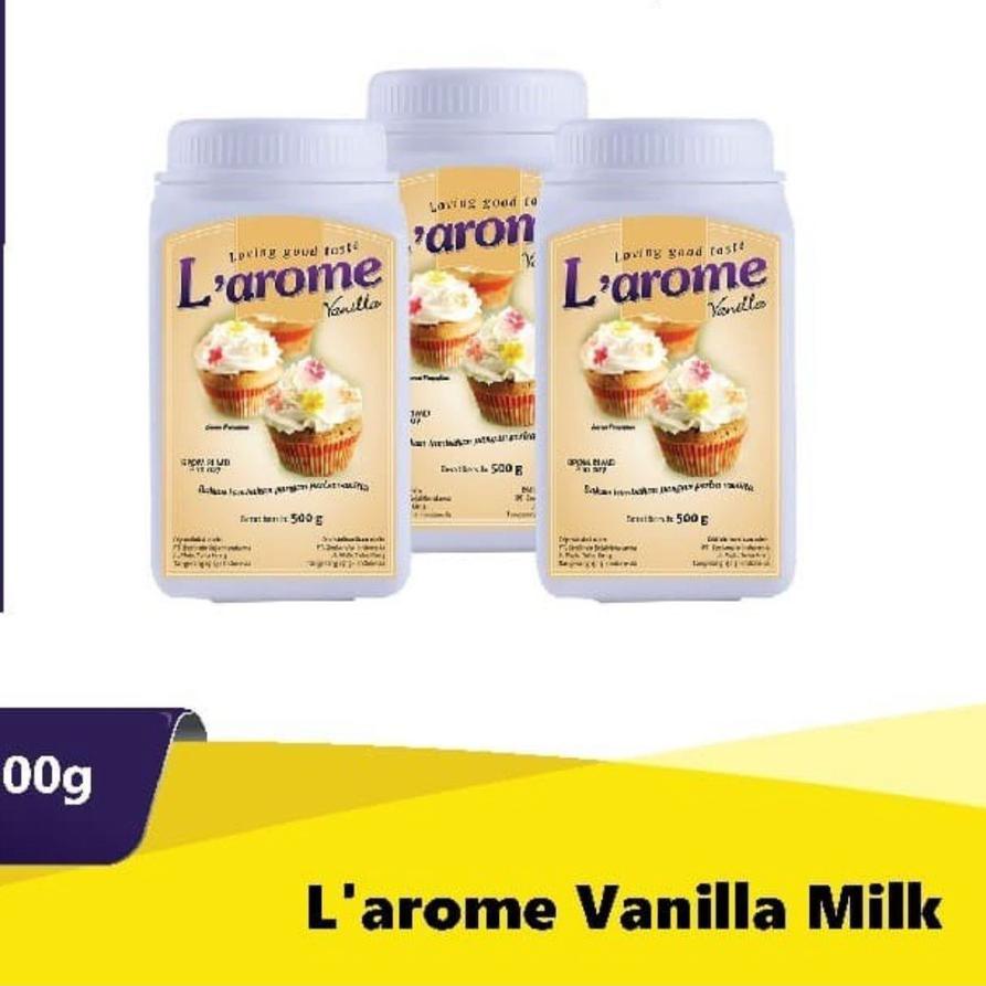 

Pasti Update Larome Vanilla Susu Bubuk 500gr - Vanilla Milk Powder..