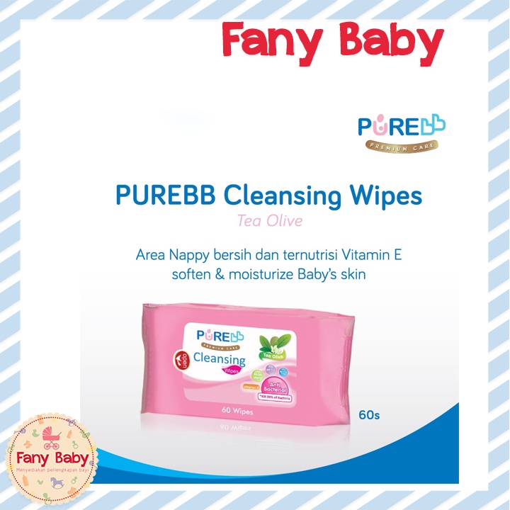 PURE BB CLEANSING WIPES 60 SHEETS