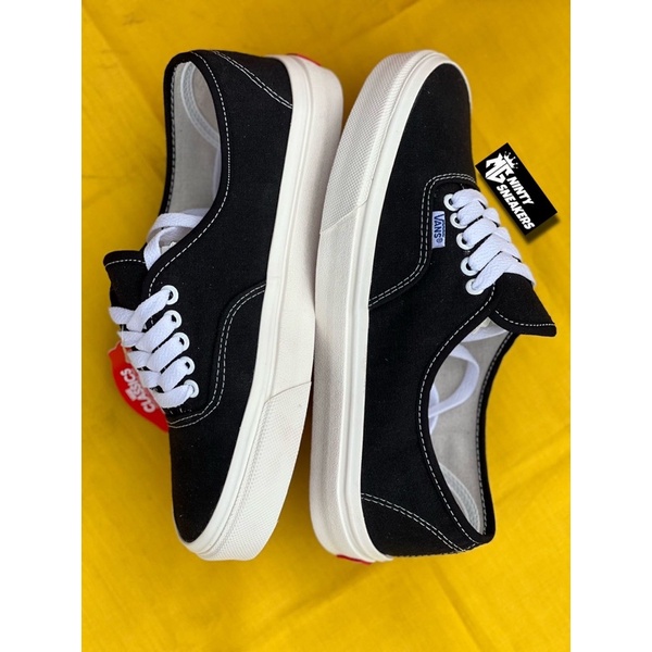 Sepatu vans authentic og hitam putih sepatu sneakers sepatu pria sepatu waninta