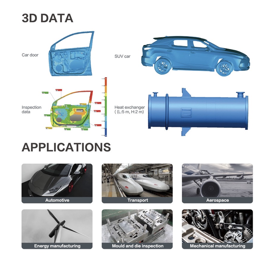 Freescan Trak Pro CMM 3D Scanner Industrial Grade Precision Portable