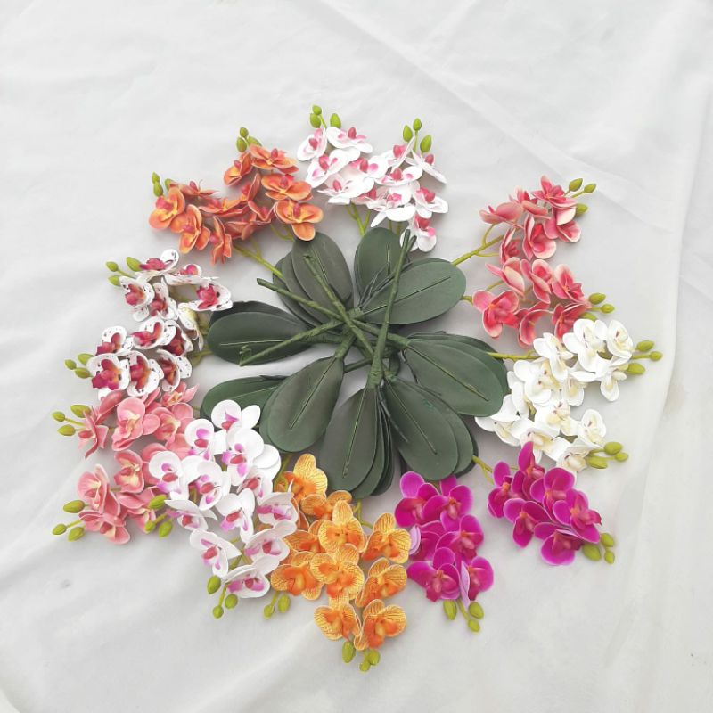 BUNGA ANGGREK MINI LATEX (BALXD30)(16.8)- BUNGA MEJA - ANGGREK LATEX