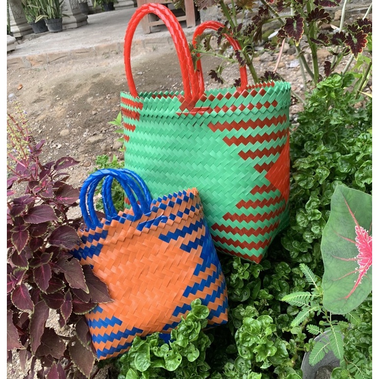READY STOCK ~ Tas Anyaman Plastik KACA KECIL SEDANG JUMBO SUPER JUMBO MURAH Untuk Hampers Parcel Berkat Tahlilan Sembako Hantaran Muat Kotak Nasi