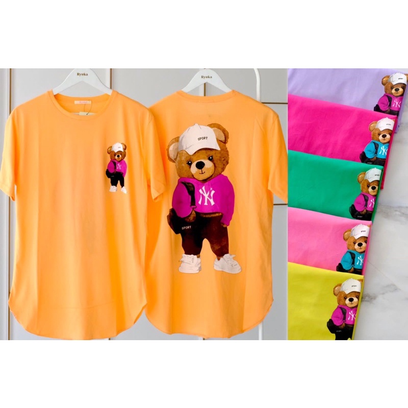 CH03 - Charlotte T-shirt/ Kaos oversize/Atasan wanita/Blouse/Ryuka/kaos jumbo