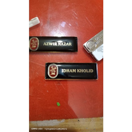 Jual Name Tag Trainee - Papan Nama Kuningan Trainee - Papan Nama ...