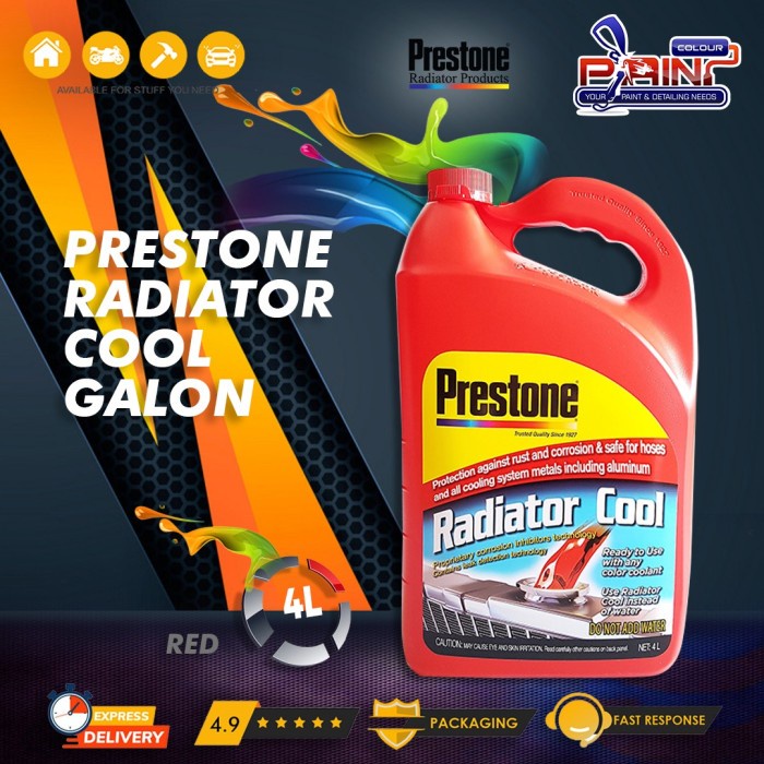 Prestone Radiator Coolant 4L - Merah