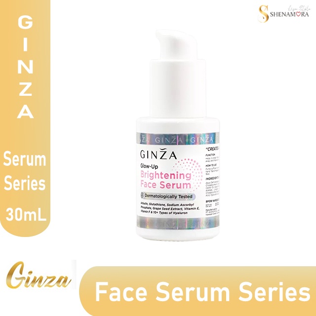 Ginza Face Serum Glow Up Brightening 30ml | PINK