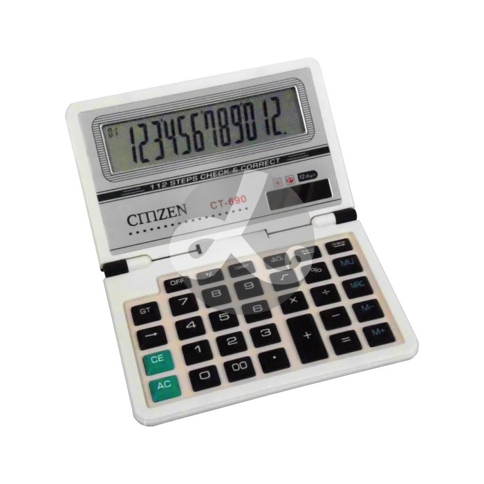 

Kalkulator CMZEN CT-690 Calculator 12 Digits Steps Check & Correct