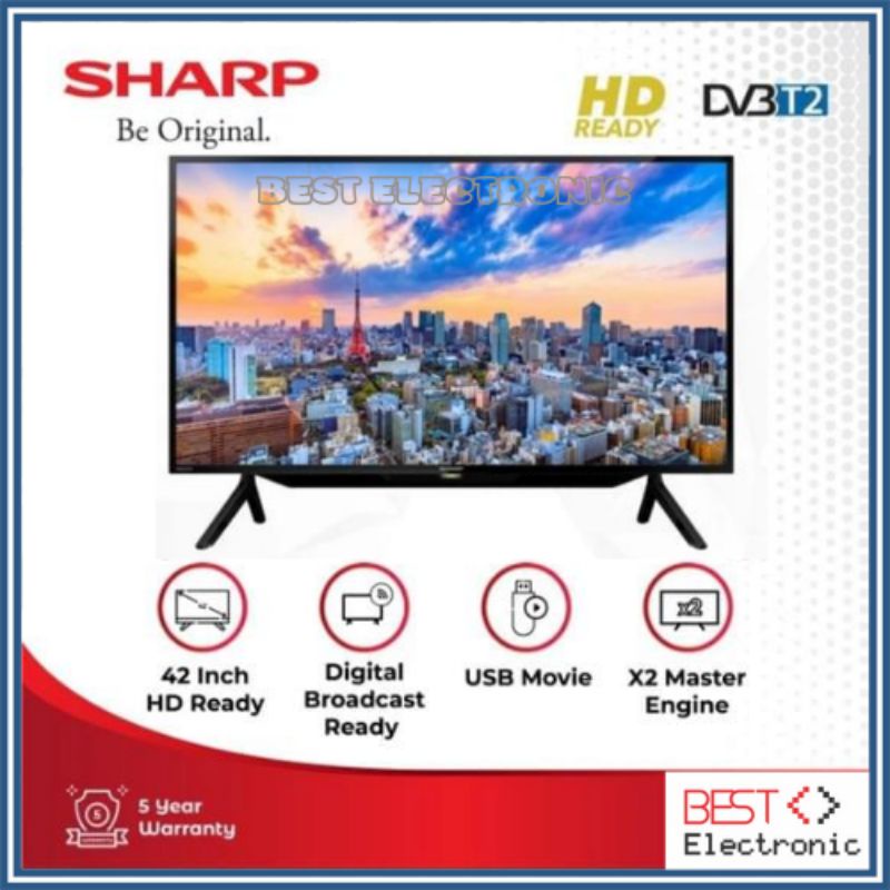 Jual SHARP LED TV DIGITAL 42 Inch Full HD 2TC42BD1i / 2T C42BD1i