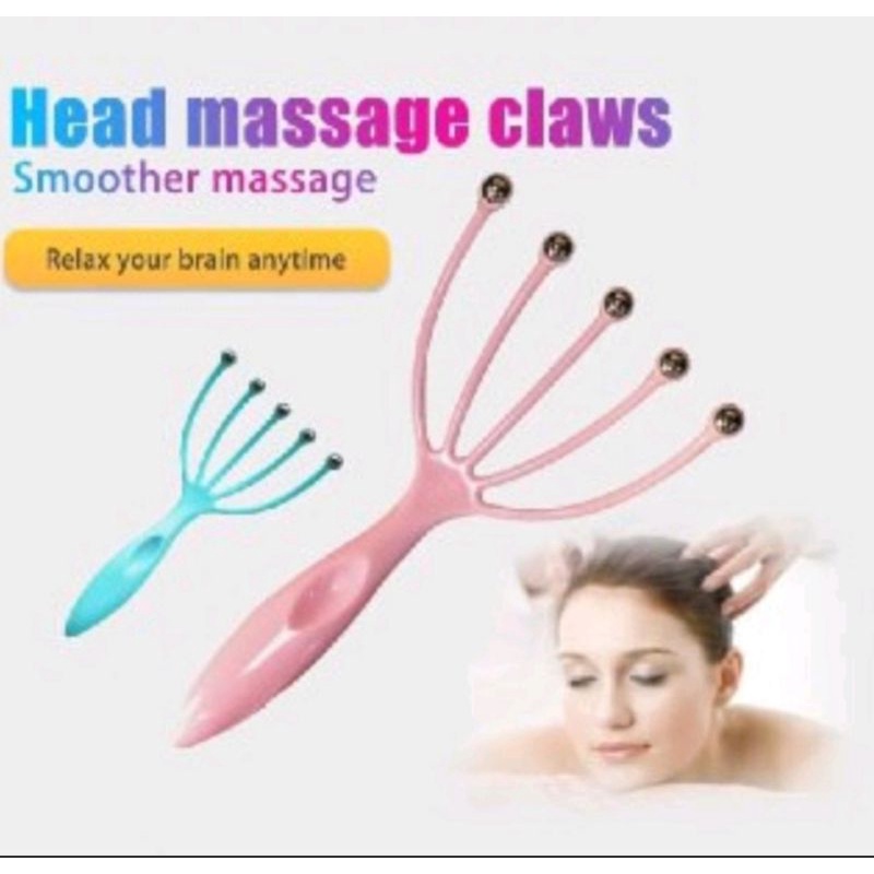 Alat pijat Reflexi kepala 12 titik akupuntur head massager