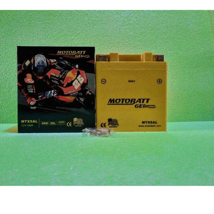 AKI MOTOR SUPRA X LAMA ASTREA GRAND LEGENDA 2 MEGAPRO LAMA MOTOBATT MTX5AL ORIGINAL AKI KERING GEL