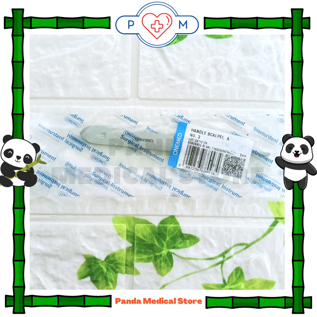 Gagang Mess / Bisturi / Surgical Blade No. 4 Onemed