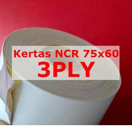 

☻☻► Kertas struk kasir / Kertas Roll Register / Kertas Roll 75 x 60 3 ply