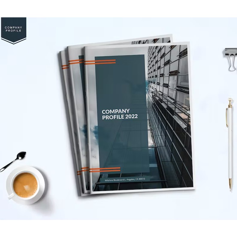 Jasa Desain Company Profile Clean Business Power Point PPT