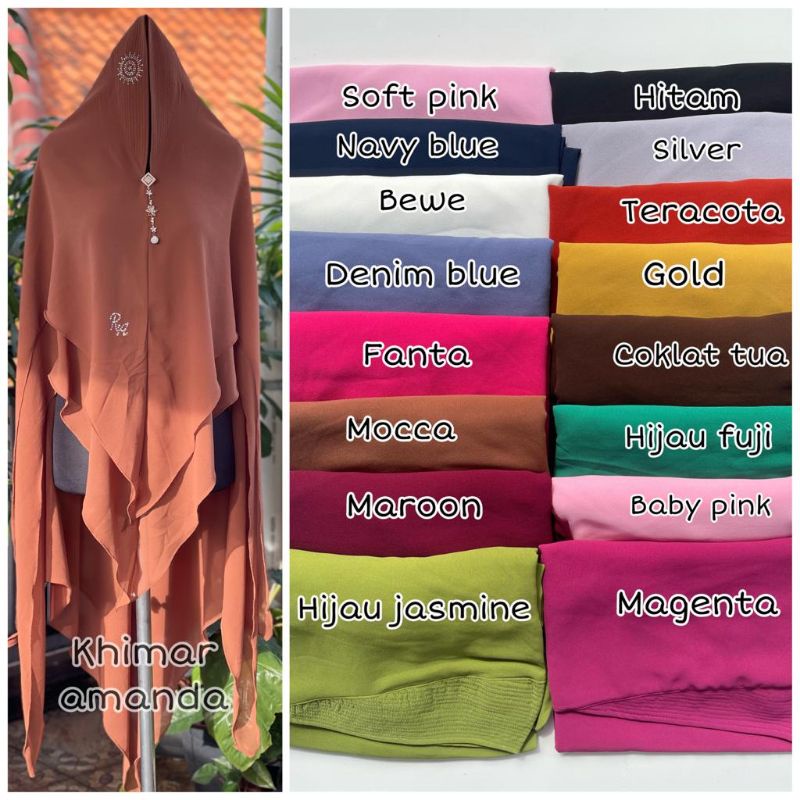Khimar Amanda ORIGINAL RIZKY ANANDA