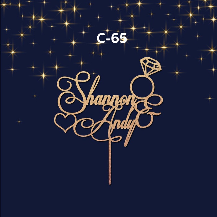 Topper Cake Topper / Custom Topper / Wedding Topper / Sangjit / Engagement