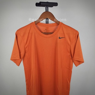 Kaos Nike Dri Fit Legend 2.0 Trainning T Shirt ORANGE Original 100% - KAOS RUNNING TENNIS GYM BADMINTON FITNES