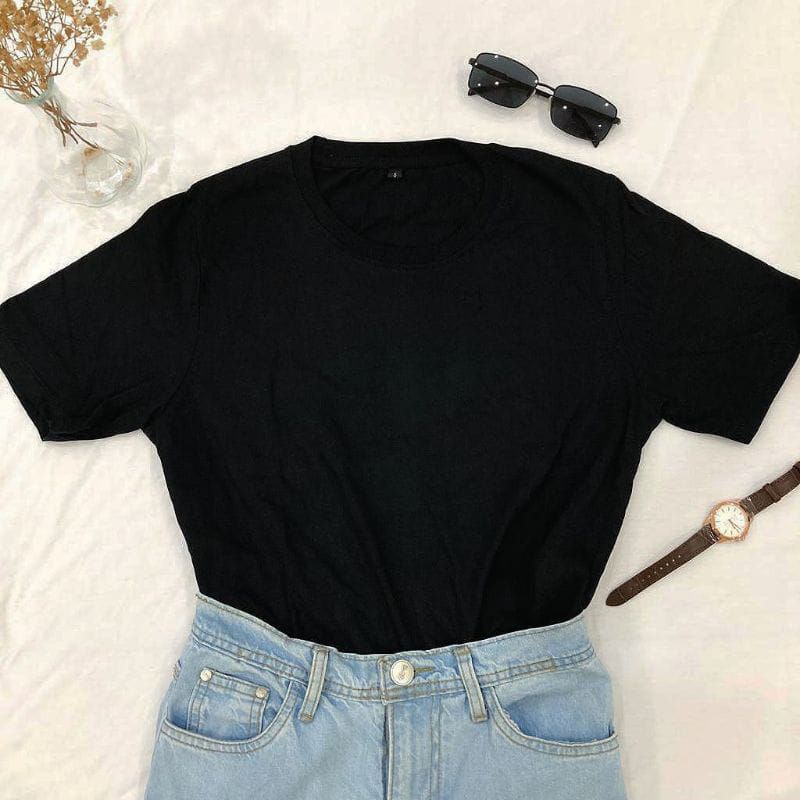 KAOS TERBARU POLOS LENGAN PENDEK KAOS PRIA / WANITA BAHAN COTTON COMBED 30S