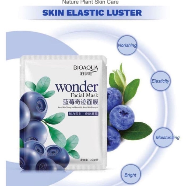 Wonder Blueberry Facial Sheet Mask