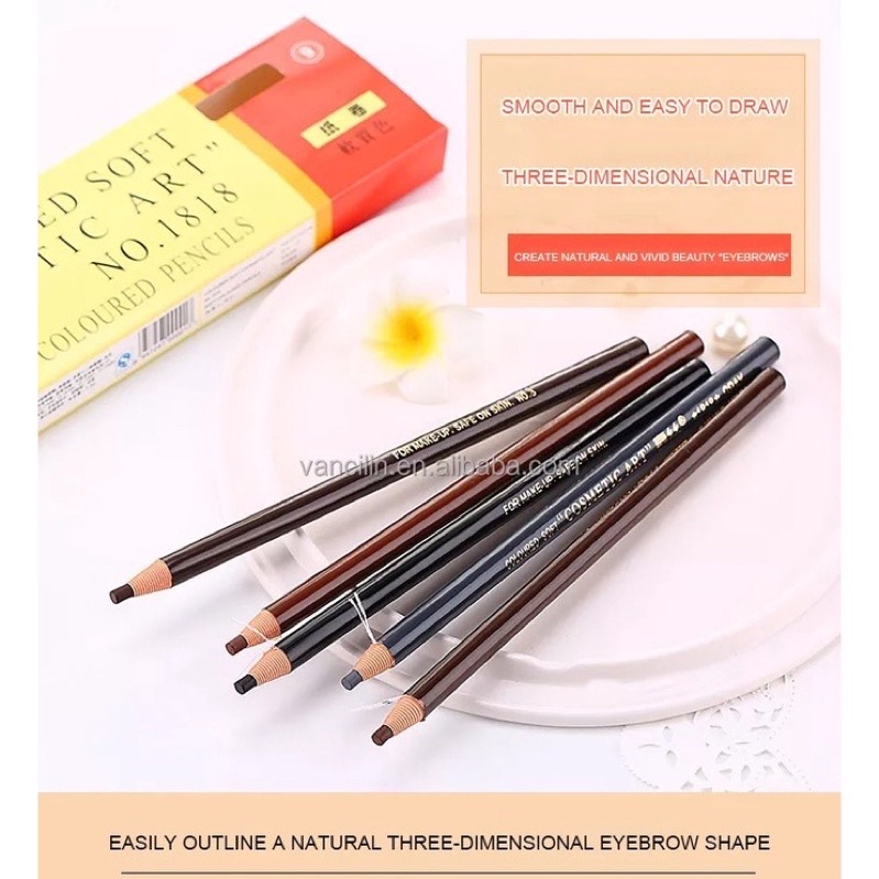 {Bisa kirim instant COD Medan Termurah} [READY] Pensil Alis Benang / Hengsi Eyebrow Pencil | Coklat | Hitam |PENSIL WATERPROOF UNTUK SULAM ALIS / SULAM BIBIR PENSIL SULAM RAUT / BENANG