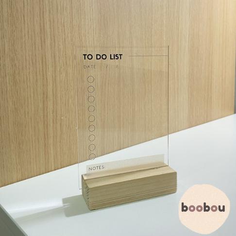 

ACRYLIC PLANNER TO DO LIST AESTHETIC WEEKLY JOURNAL FREE MARKER&TAPE