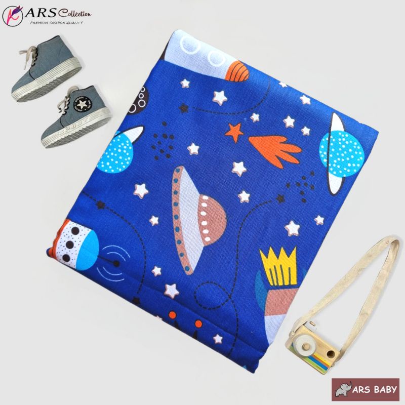 Gendongan Bayi Ring Sling Motif Lucu Ring Tanpa Celah Bahan Katun CVCju