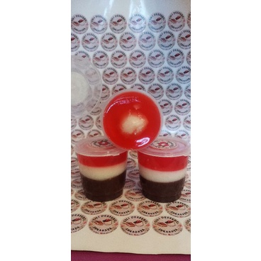Pudding Leci Cup 150ml Pudding buah jelly