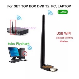 DONGLE WIFI USB MT7601 UNTUK SET TOP BOX STB DVB T2 / STB DVB T2 / SET TOP BOX / TV DIGITAL