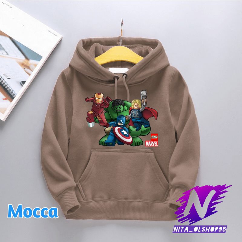 lego marvel hoodie sweater anak lego marvel avengers