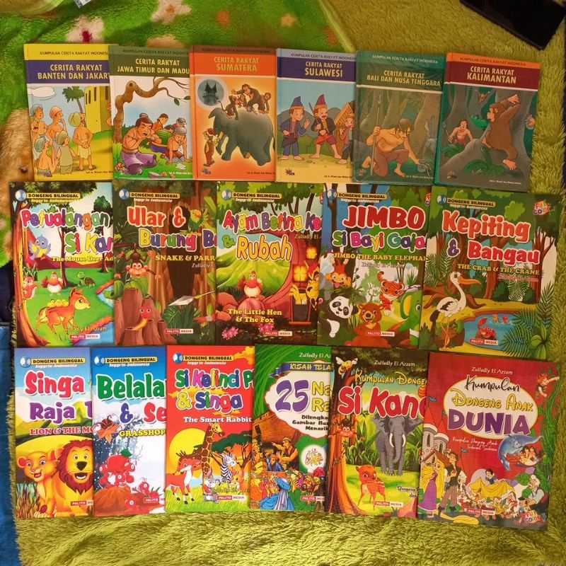 ORIGINAL BUKU DONGENG CERITA BINATANG DONGENG BINATANG CERITA RAKYAT BANTEN DAN JAKARTA JAWA TIMUR S