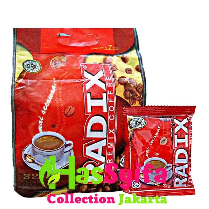 

[BISA COD] RADIX PREMIX COFFE KOPI PRACAMPURA MAI SECAWAN 32 SACHET HPA MALAYSIA