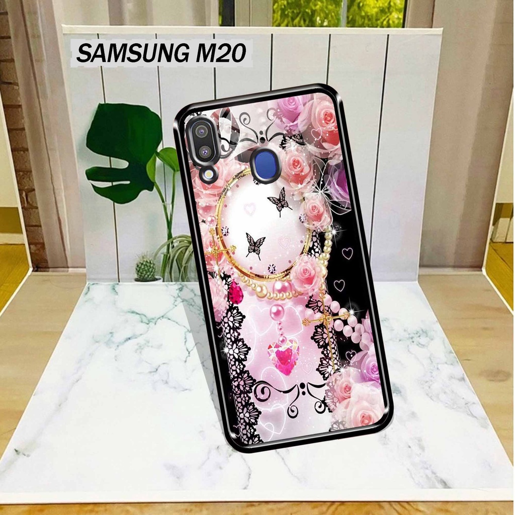 Case Hp Samsung M20 - Case Samsung M20 Terbaru Sukses Case - Case Kaca M20 - Soft Case Samsung M20 - Sofkes Hp - Sarung Hp - Samsung M20 - Case Keren - Case Mewah - Case Kilau - Hard Case Samsung - [ SM-16 ] -