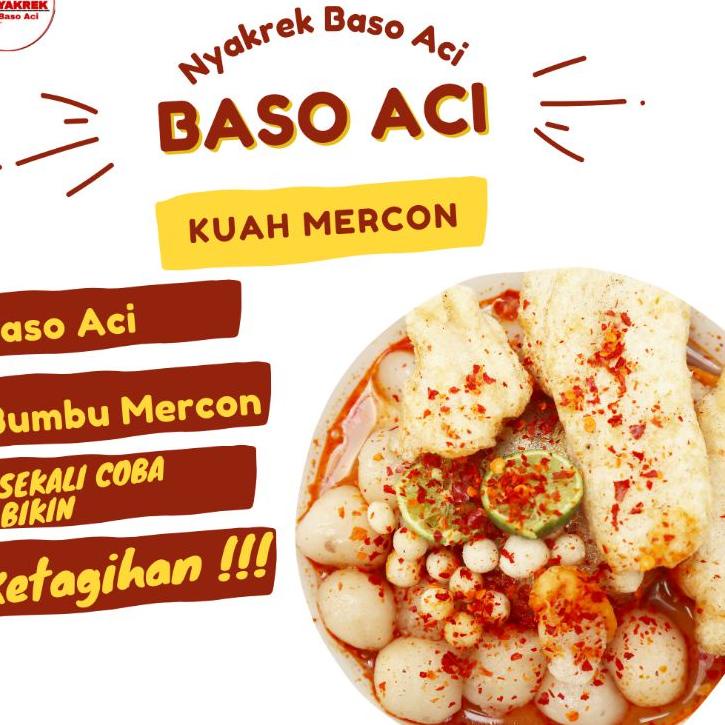 

❤[PROMO MURAH!!!]❤ Baso Aci Mercon Bakso Aci Mercon Cilok Kuah Mercon Baso aci Tulang Rangu Mercon Baso Mercon