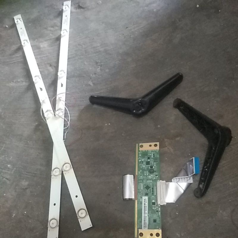 Mesin lampu backlight bl led - stand dudukan  kaki tv - tcon t con tv panasonic th 32c304g - 32c304 