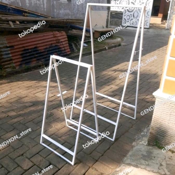 [BISA COD] STANDING BANNER BESI / STANDING SPANDUK BESI / STANDING BESI