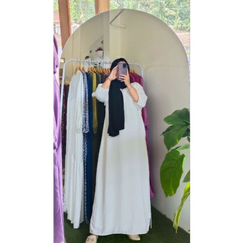 Long Daily basic tunik midi oversize