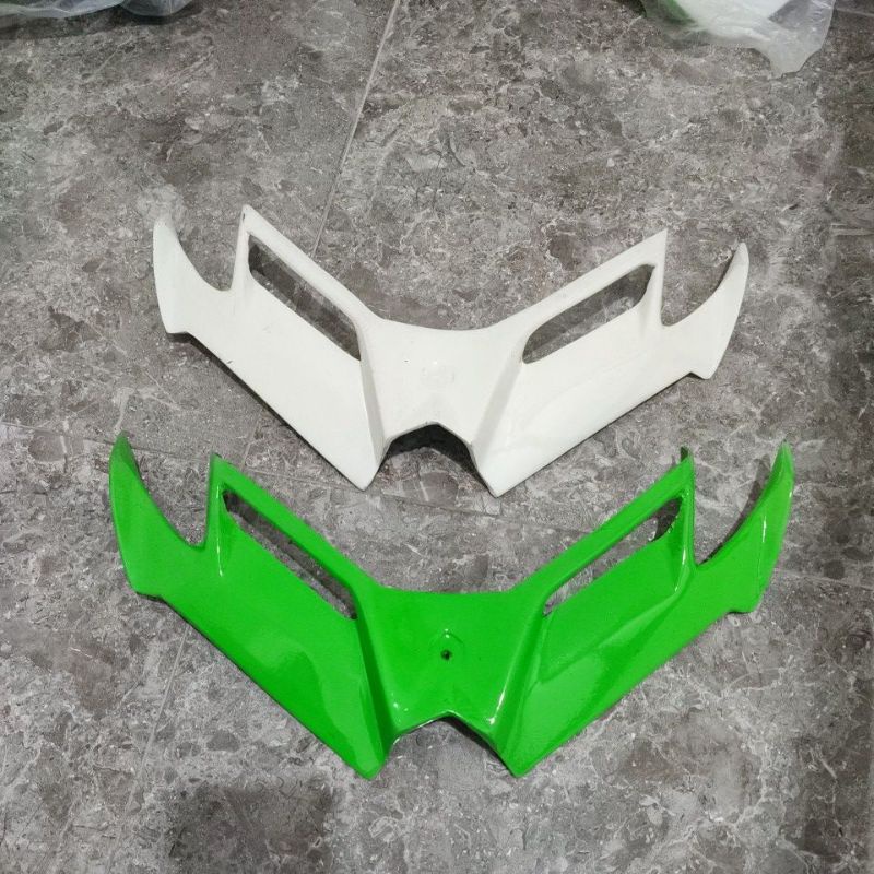 Winglet Ninja 250 Fi Karbu Sayap Depan Ninja 250 Fi Karbu Aksesoris Accesoris Variasi Ninja 250
