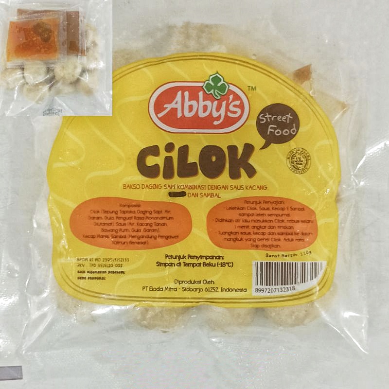 

Cilok PLus Bumbu Abbys Isi 12pcs 110 Gram