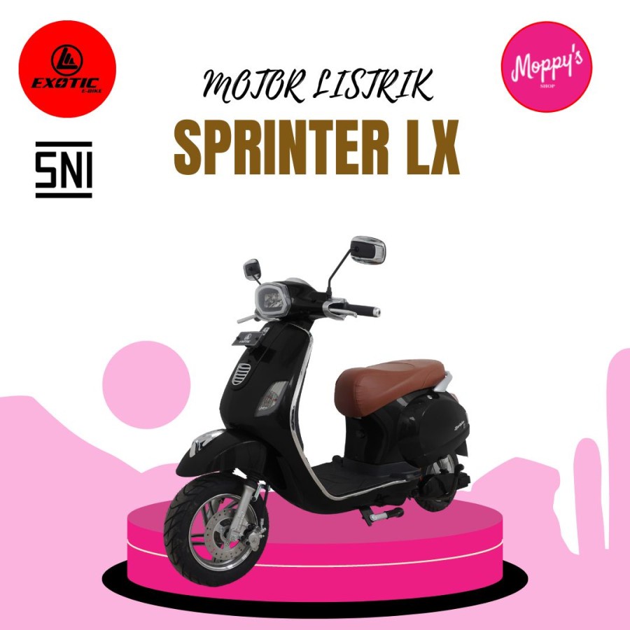 Sepeda Motor Listrik Vespa Listrik Sprinter LX Pacific Exotic