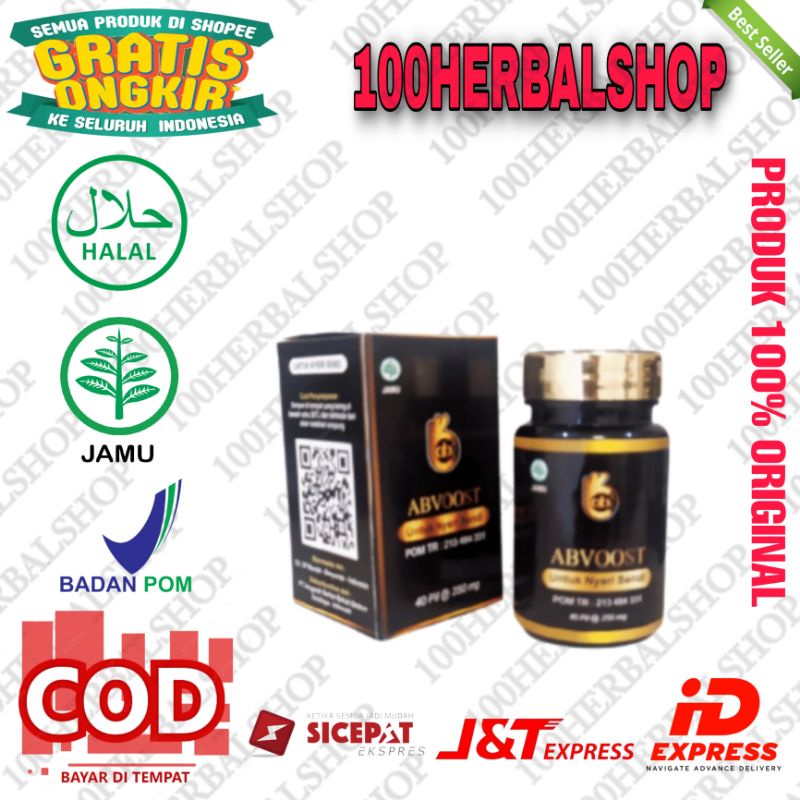 ABVOOST | Abvoost | Ab Voost | Neoboost | Neo boost | PIL HITAM 1 Botol isi 40 Pil