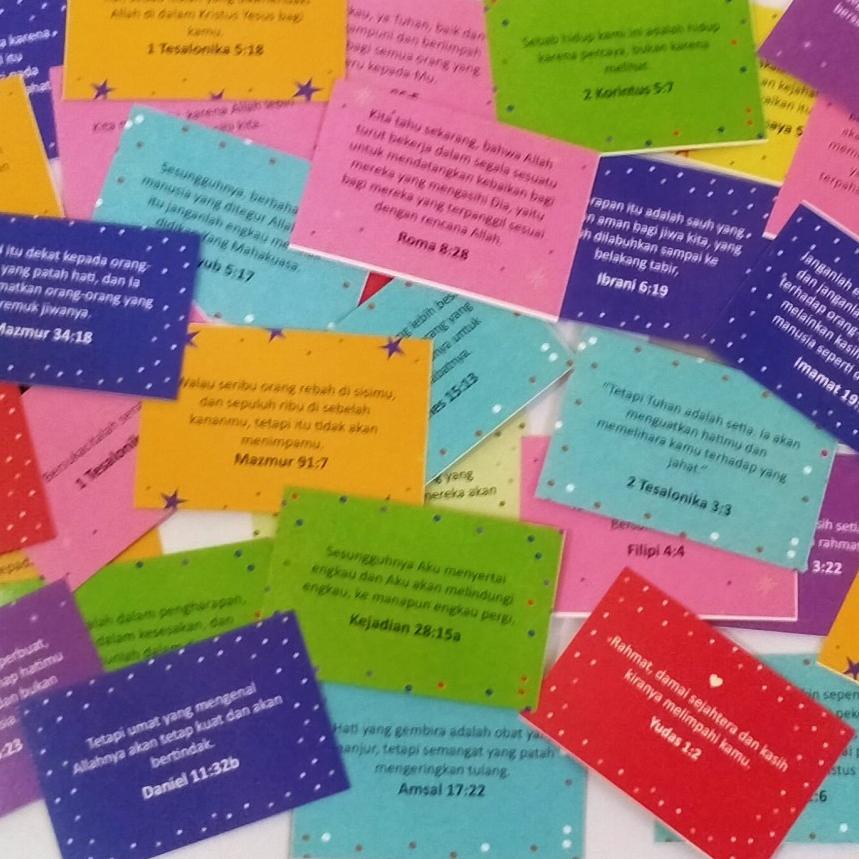 

(R-P3P)(❤) 100 Kartu Ayat Alkitab (Versi Indonesia) proses cepat