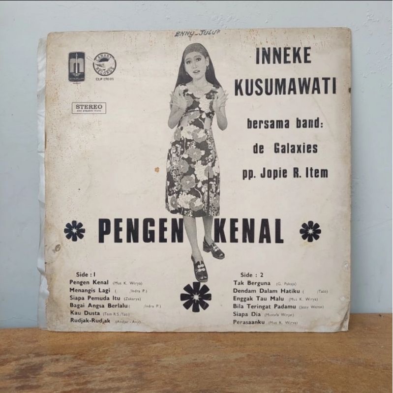 Vinyl Piringan Hitam 12 inch Inneke Kusumawati-Pengen Kenal