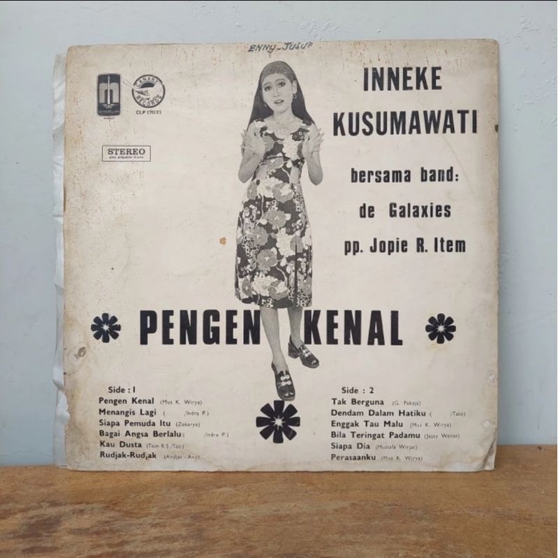 Vinyl Piringan Hitam 12 inch Inneke Kusumawati-Pengen Kenal