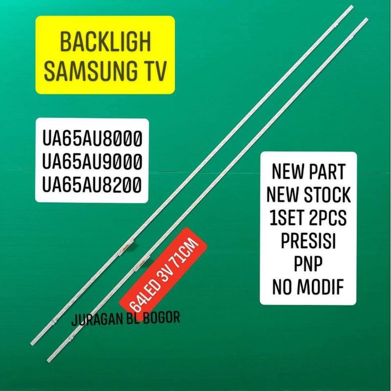 LAMPU LED BL BACKLIGHT TV SAMSUNG UA65AU8000 UA65AU8200 UA65AU9000 65AU8000