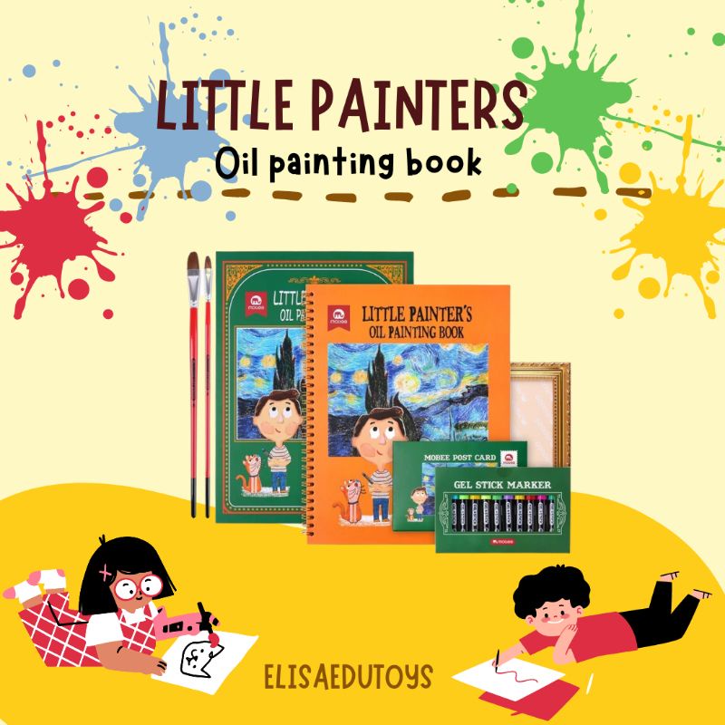 

mobee little painters oil painting box drawing set