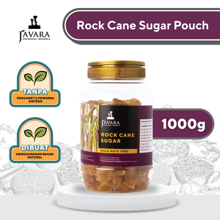 

Gula batu Natural Javara | Javara Natural Rock Sugar 1 KG