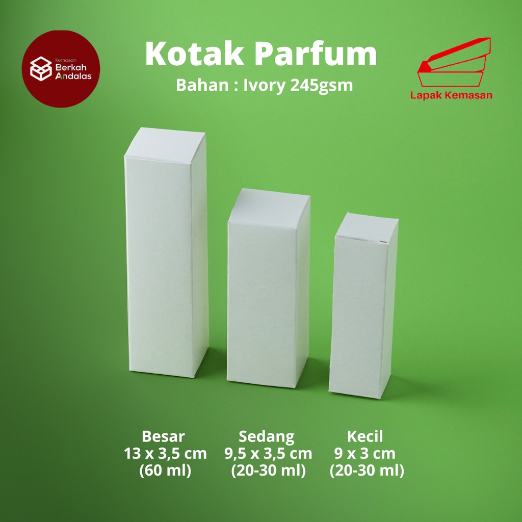 KOTAK PARFUM IVORY / KEMASAN PARFUM / PARFUM / KOTAK / BOX / BOX PARFUM / PARFUM MURAH / PARFUM PEKA