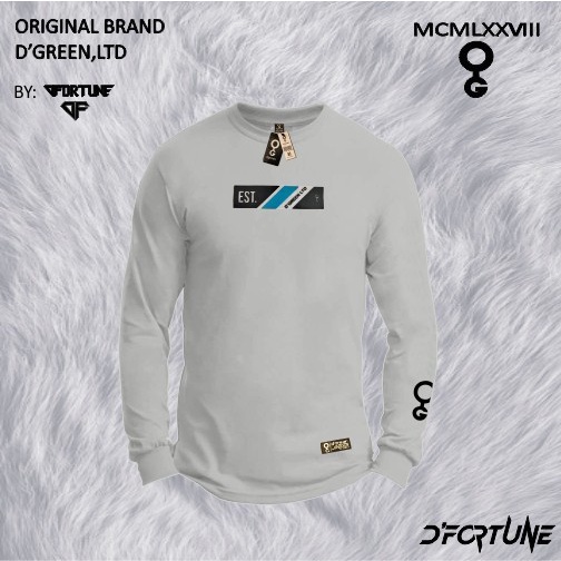 Kaos Pria Greenlight Lengan Panjang Terlaris /Kaos Distro Pria Greenlight/Kaos Pria Dewasa/Kaos Pria