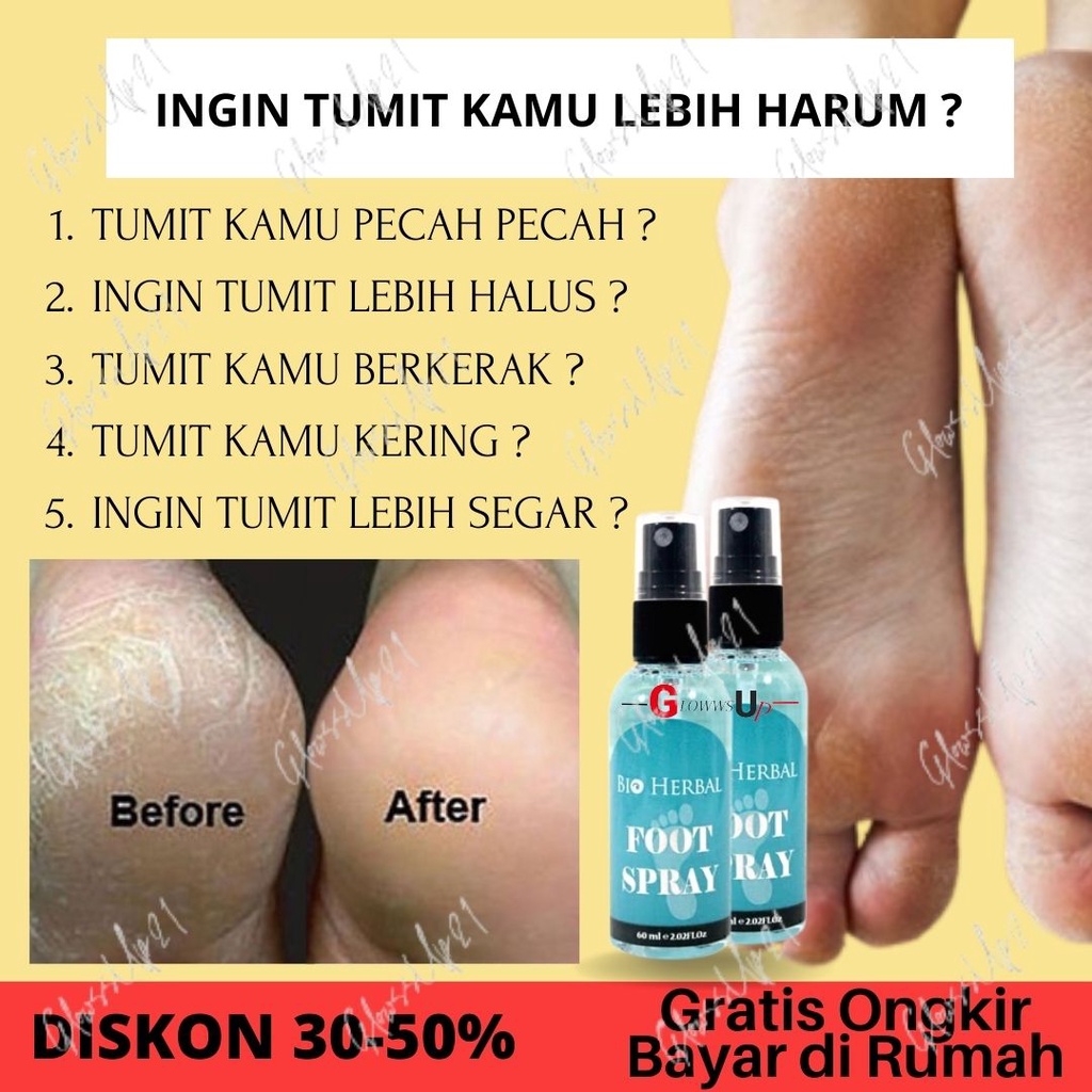 FOOT SPRAY BIO HERBAL ORIGINAL 60ML - FOOT SPRAY - PENGHILANG BAU KAKI